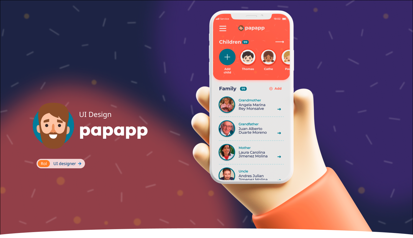 Papapp — UI Design